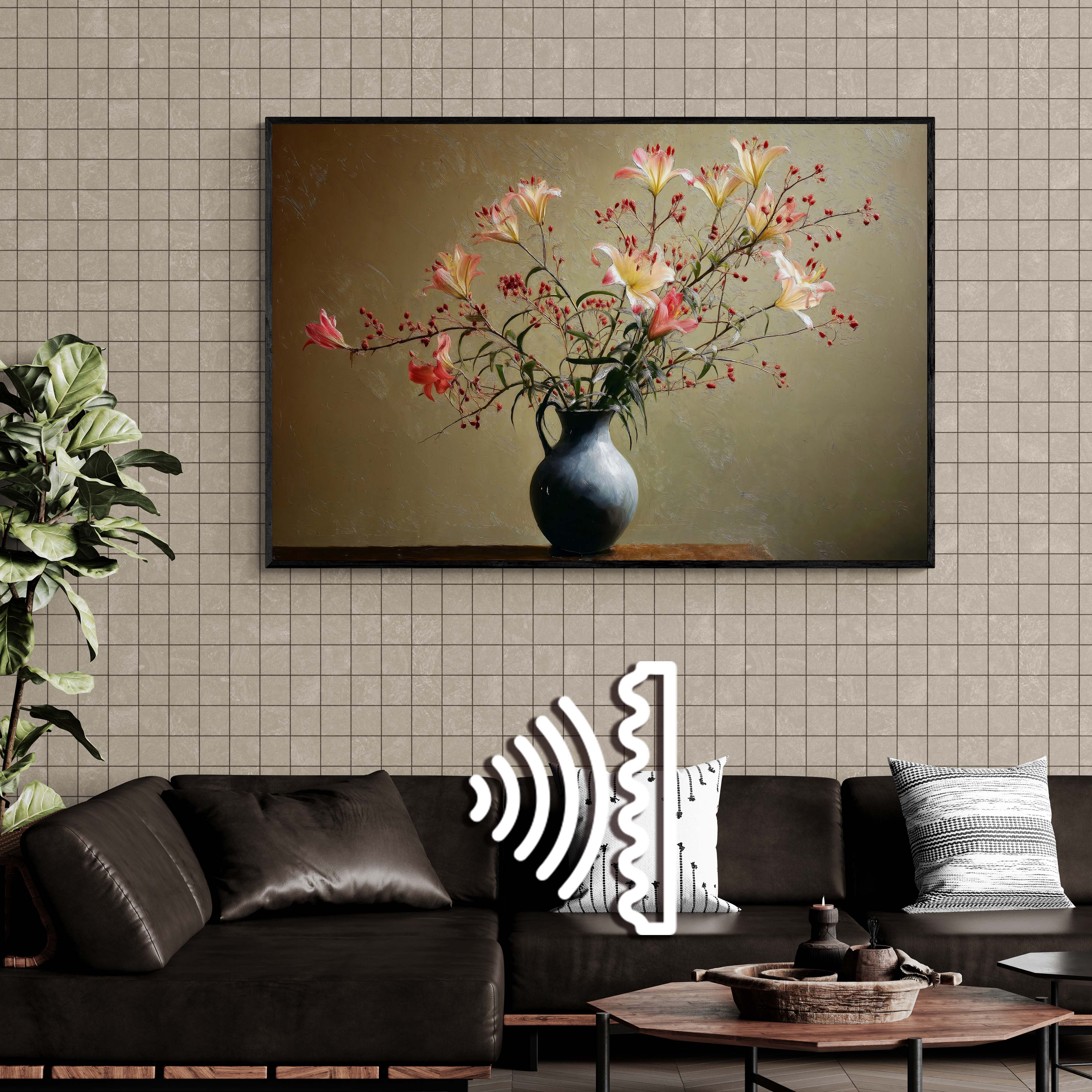 Akoestisch paneel pauw