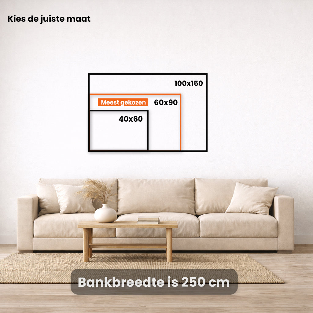 Meisje en de koe · Canvas