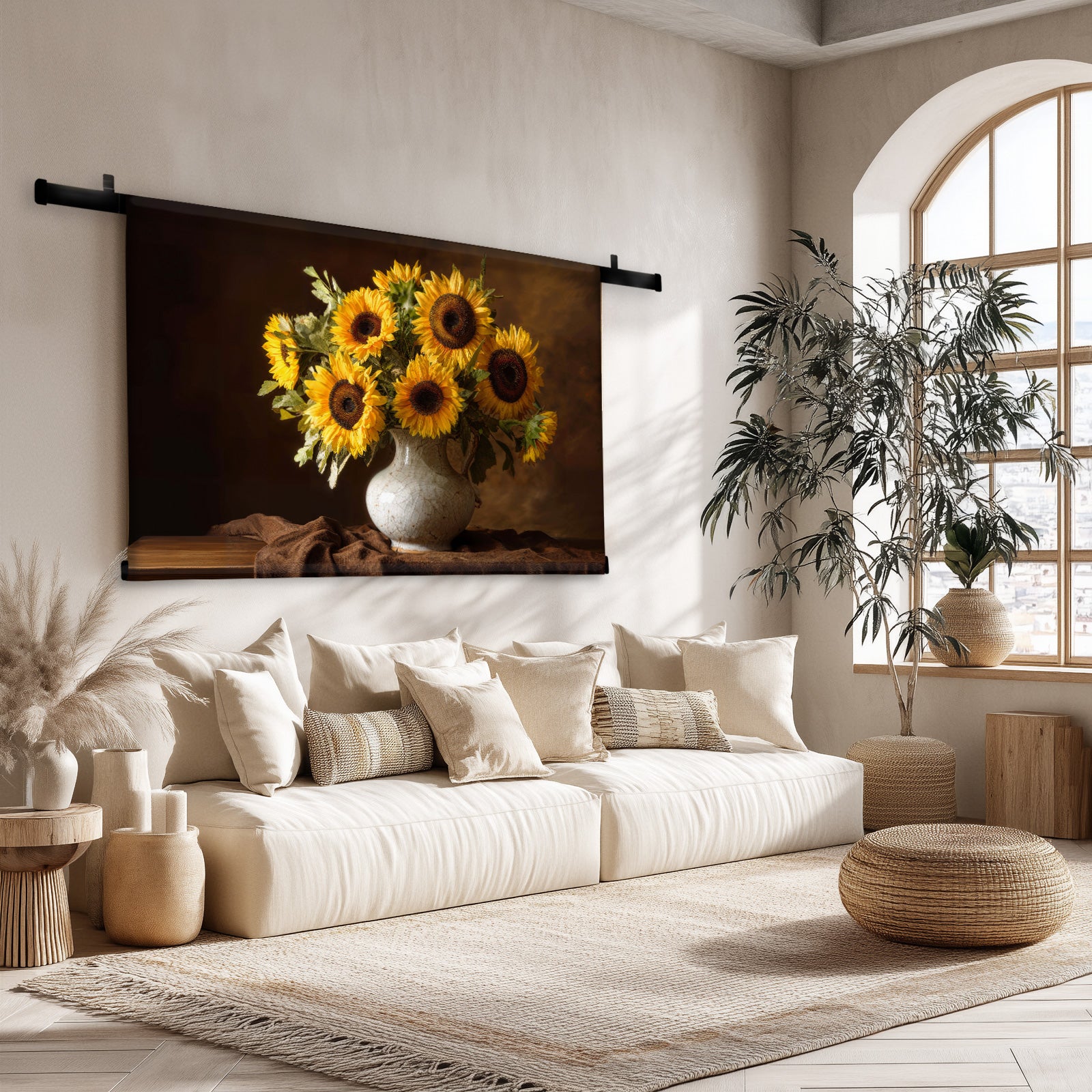Zonnebloemen · Wandkleed