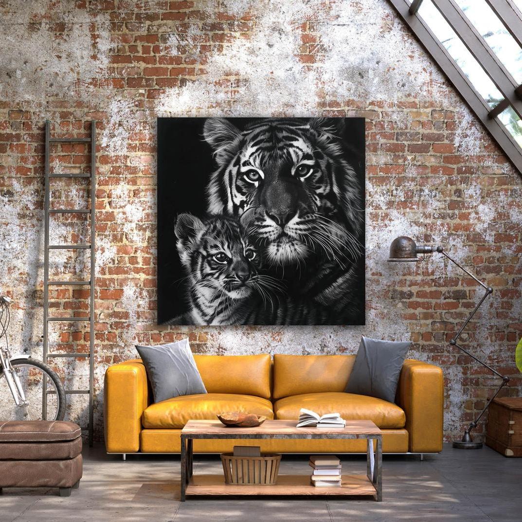 Schilderij tijger