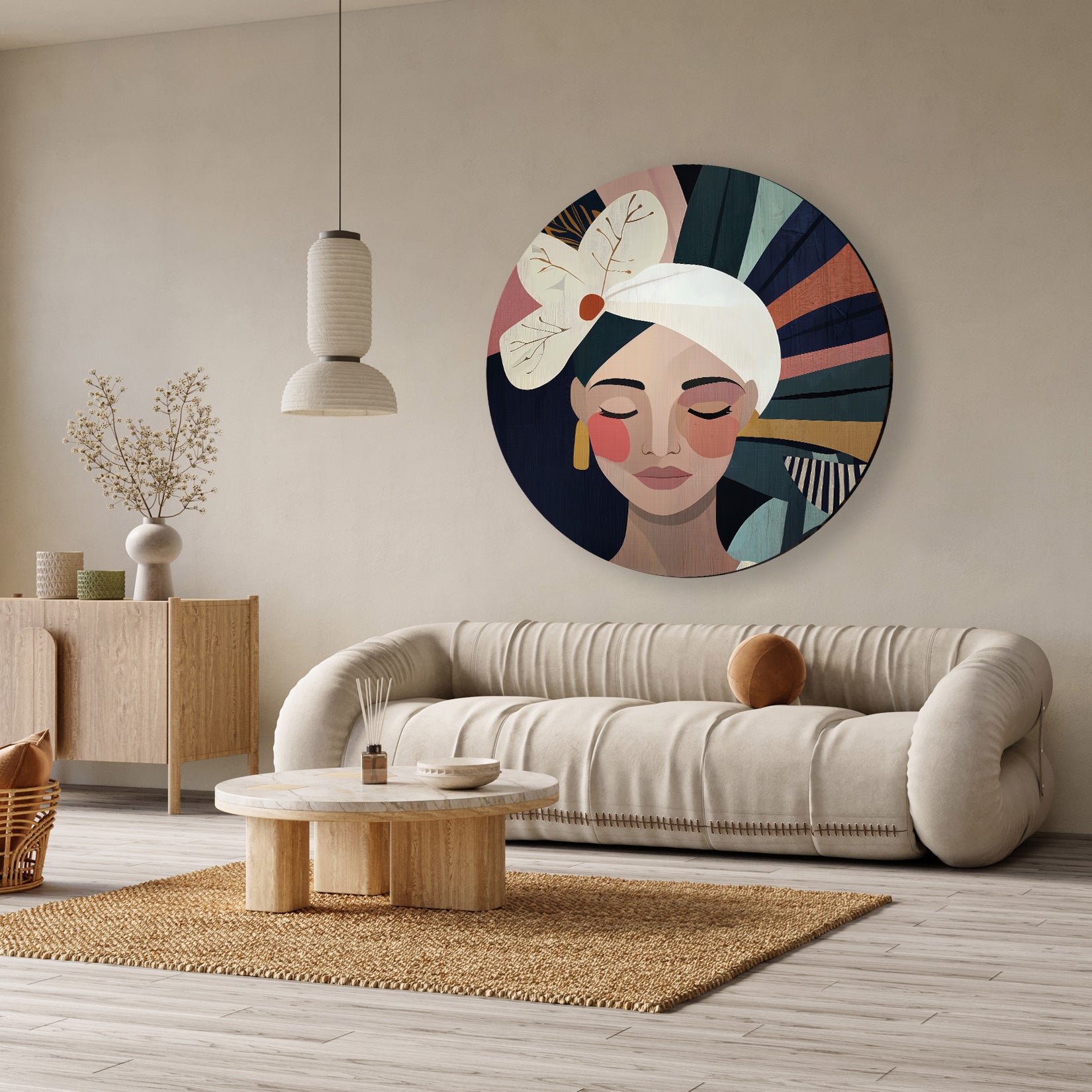 Amelia · Muurcirkel · Aluminium