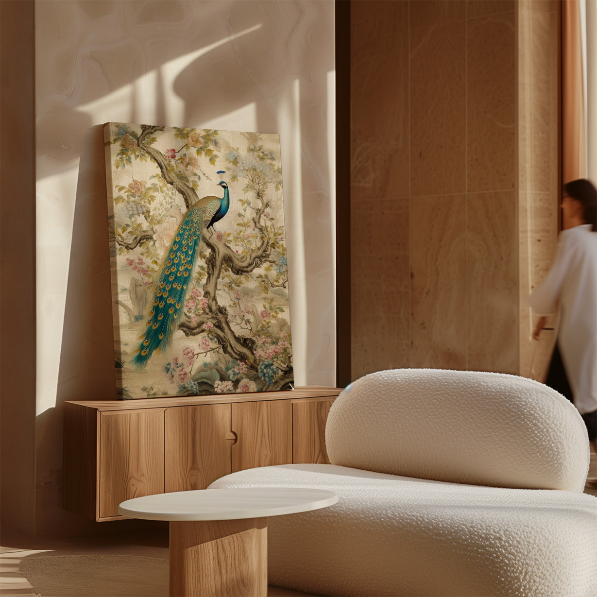 Aziatisch Pauw · Canvas