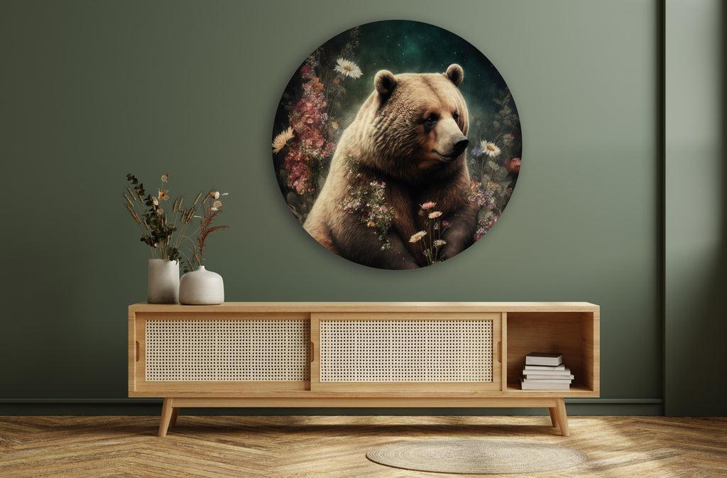 Schilderij op dibond - moderne wanddecoratie van metaal met matte finish