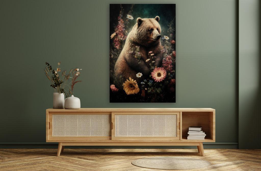 Schilderij op dibond - moderne wanddecoratie van metaal met matte finish