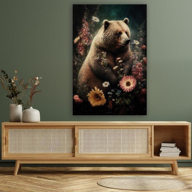 Schilderij op dibond - moderne wanddecoratie van metaal met matte finish