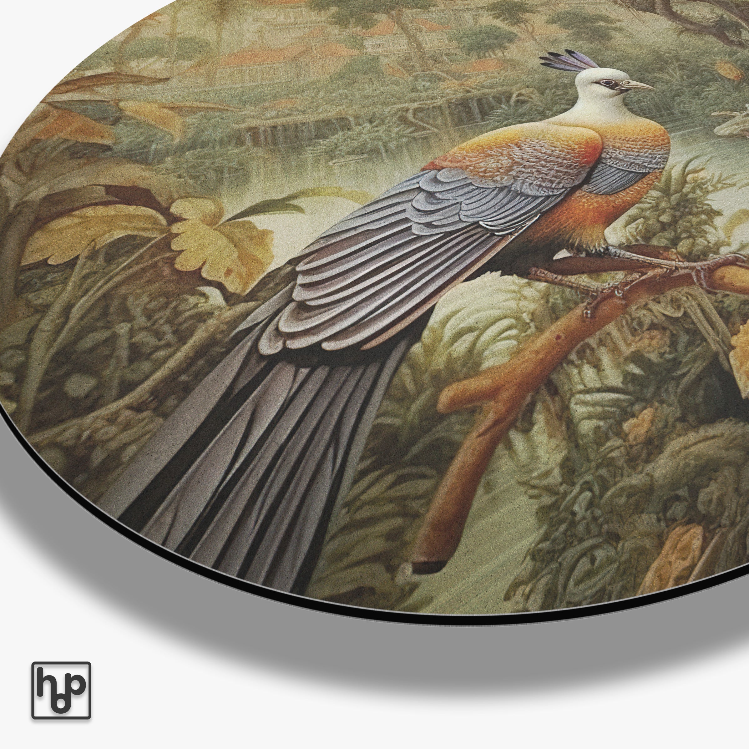 Vogel · Muurcirkel · Aluminium
