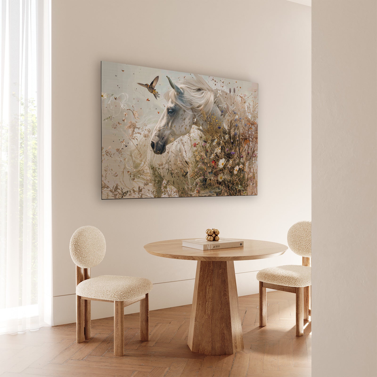 Bloemen paard · Aluminium