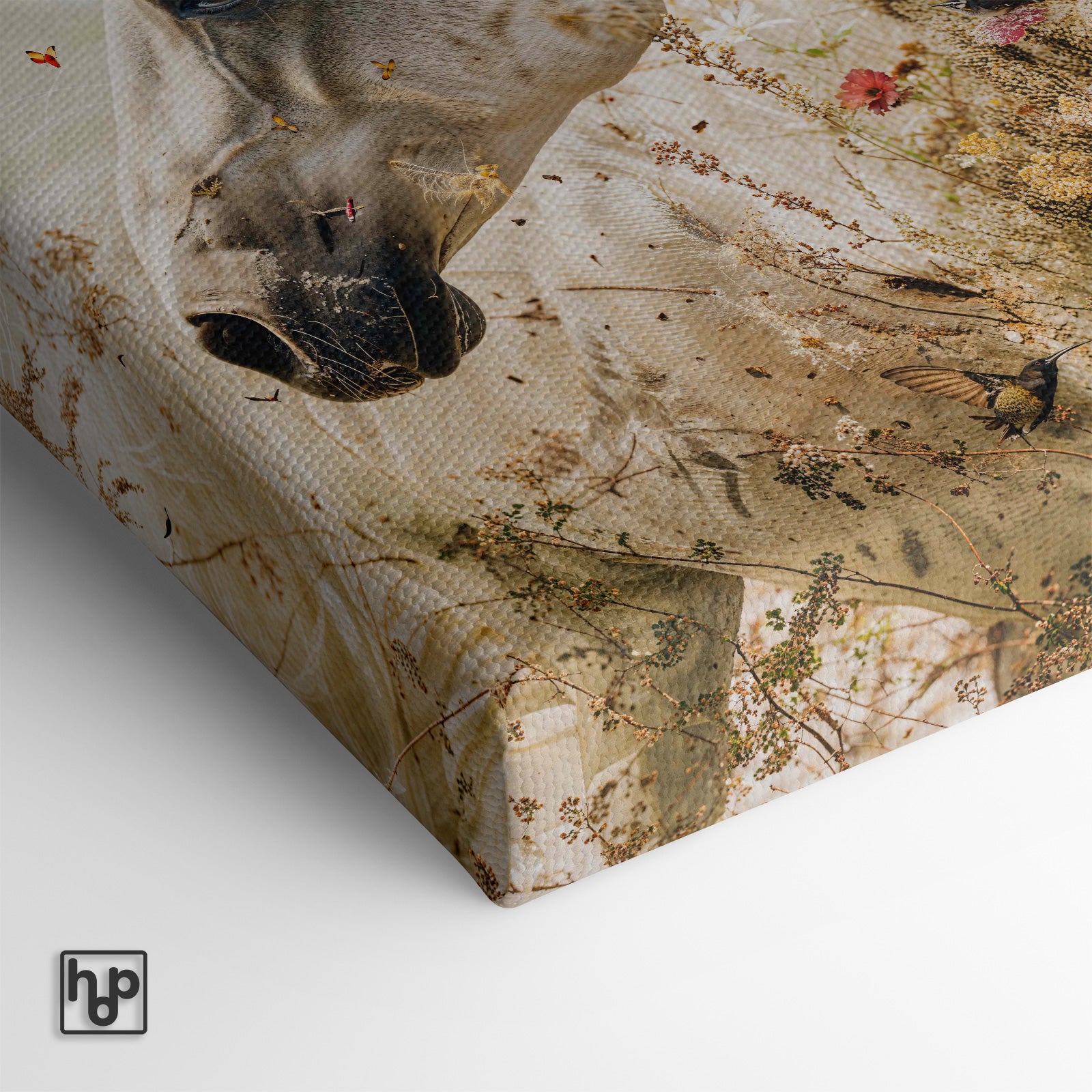 Bloemen paard · Canvas