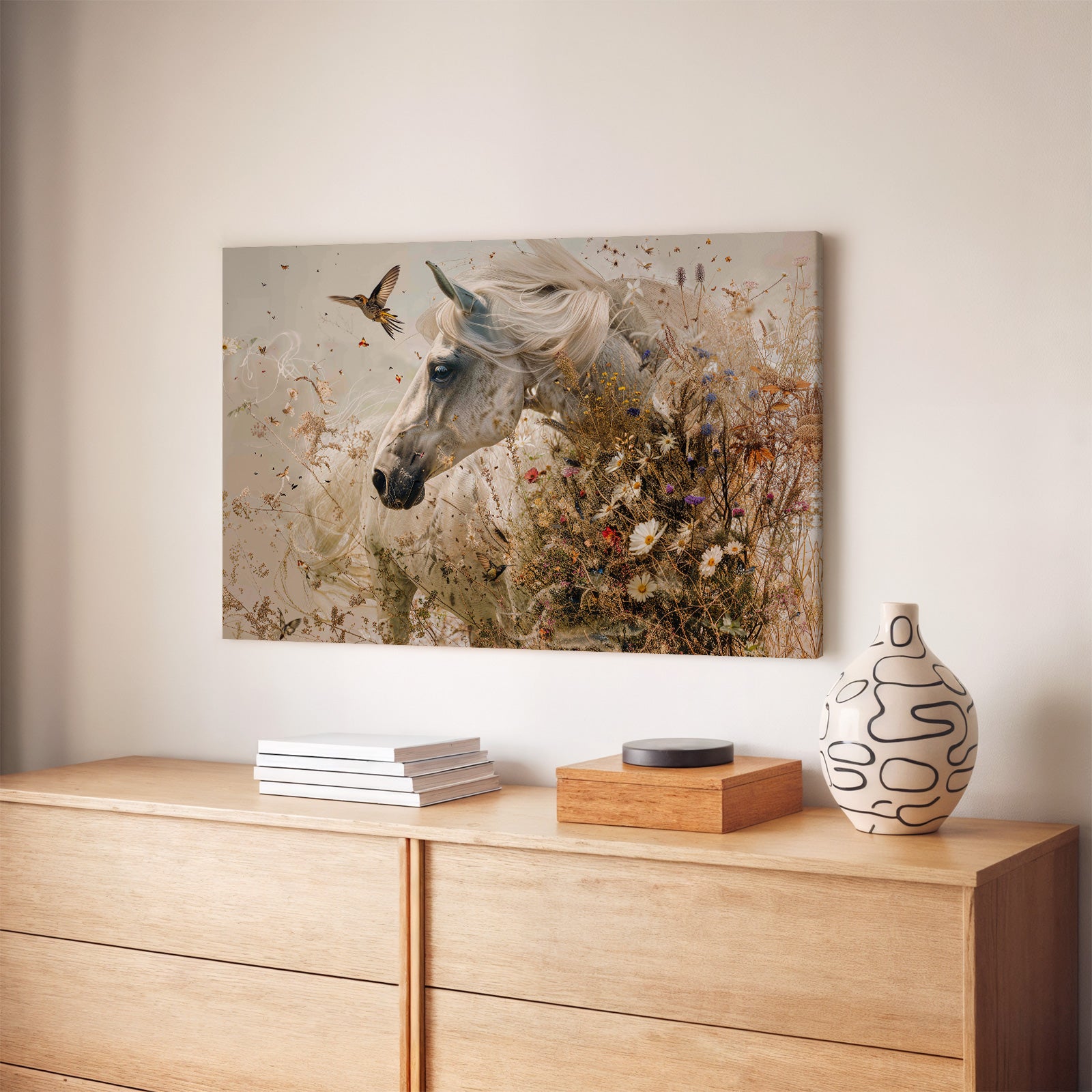 Bloemen paard · Canvas