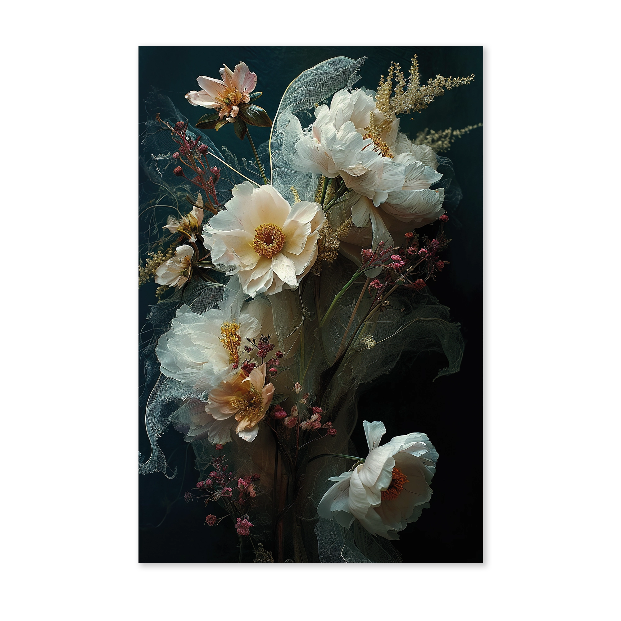 Bloemen 14 wanddecoratie