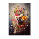 Bloemen explosie wanddecoratie