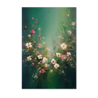 Bloemen spetters 3 wanddecoratie
