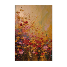 Bloemen spetters wanddecoratie