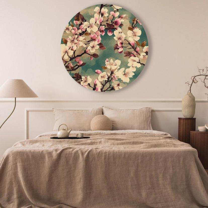 Muurcirkel slaapkamer