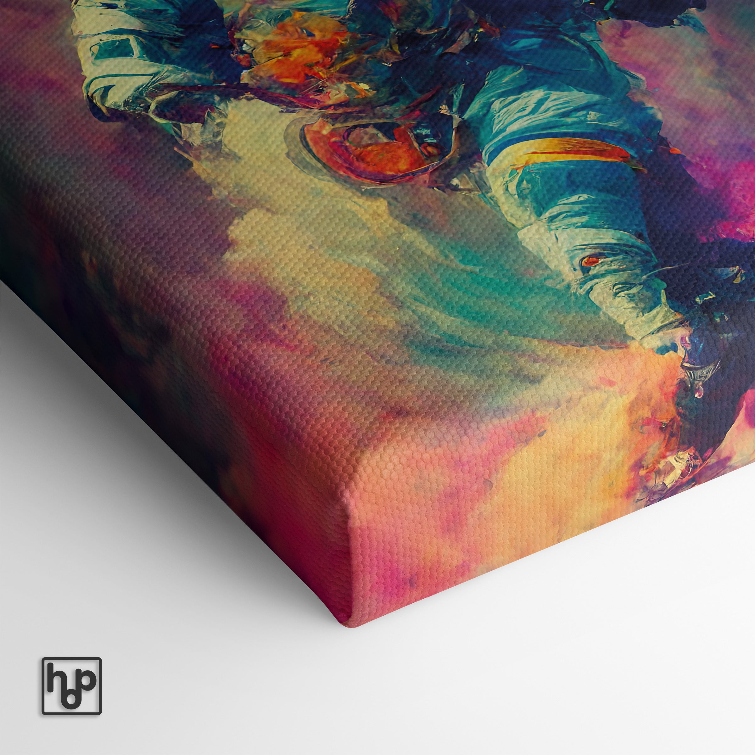 Colorful Astronaut · Canvas