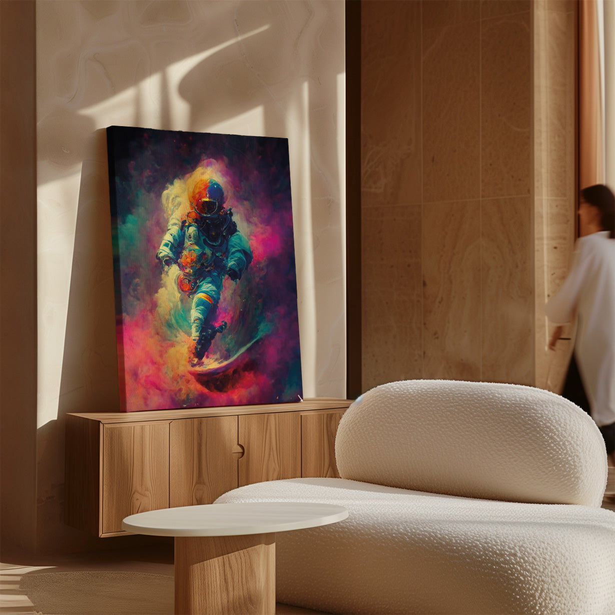 Colorful Astronaut · Canvas