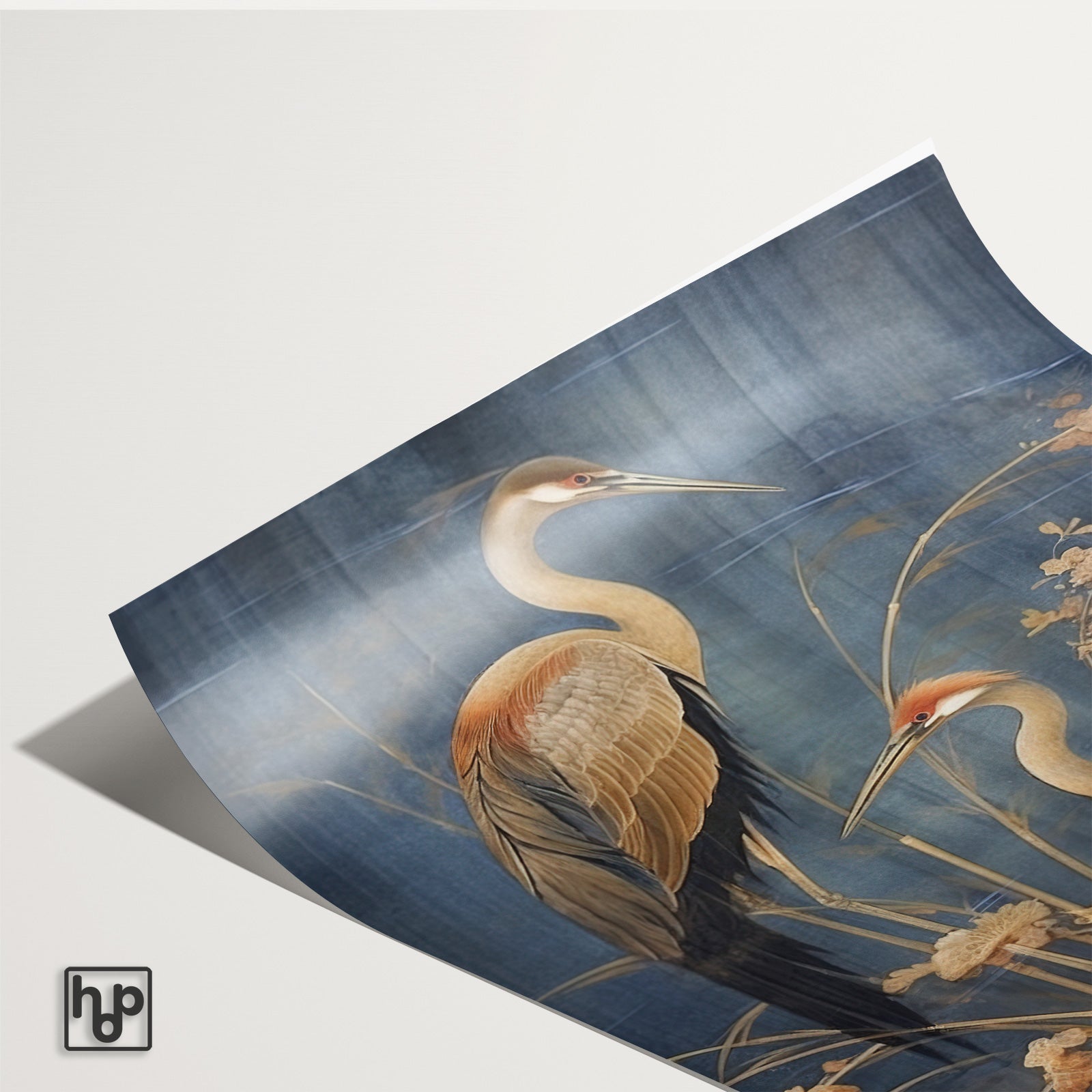 Japanse kraanvogels 3 · Papier