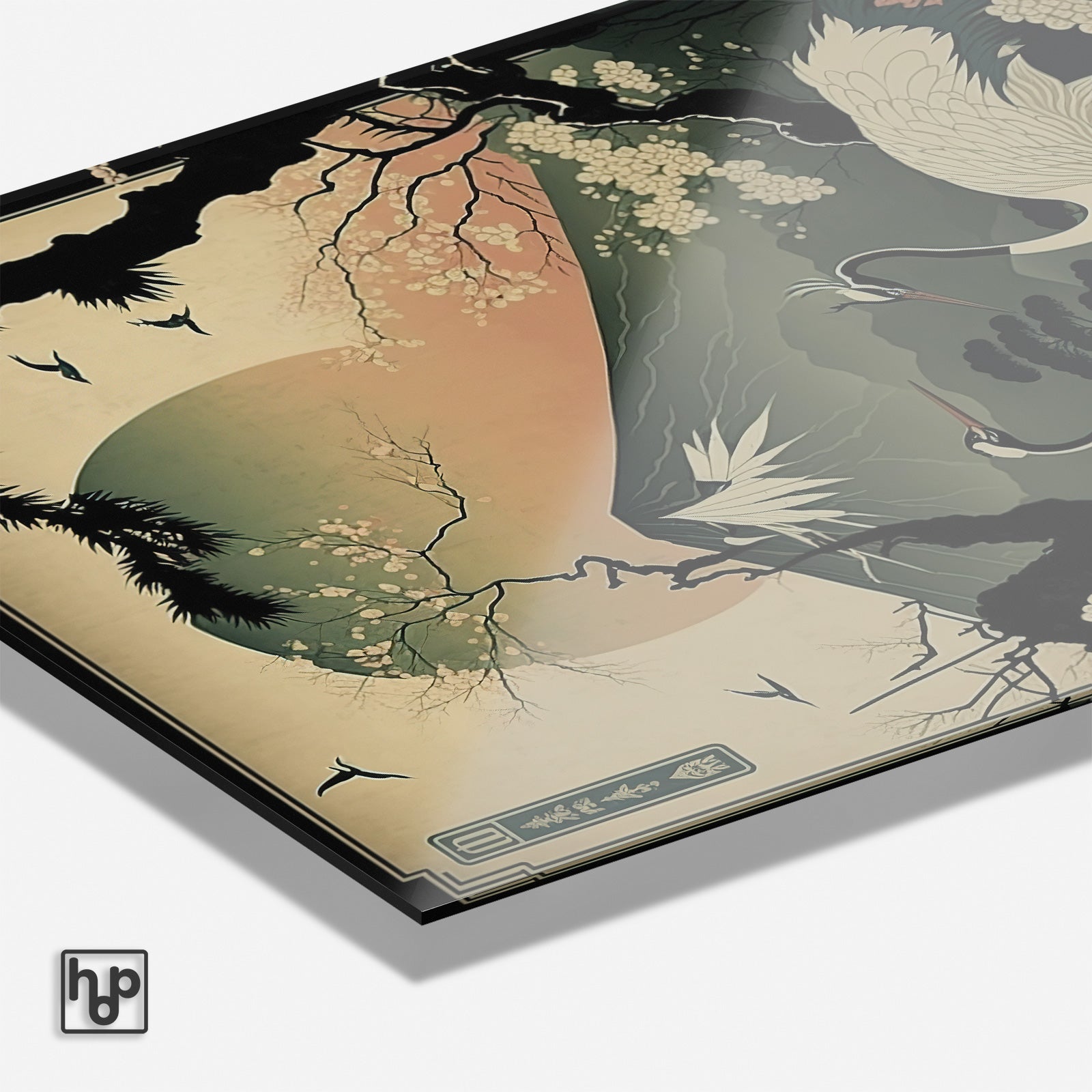 Japanse kraanvogels 4 · Plexiglas