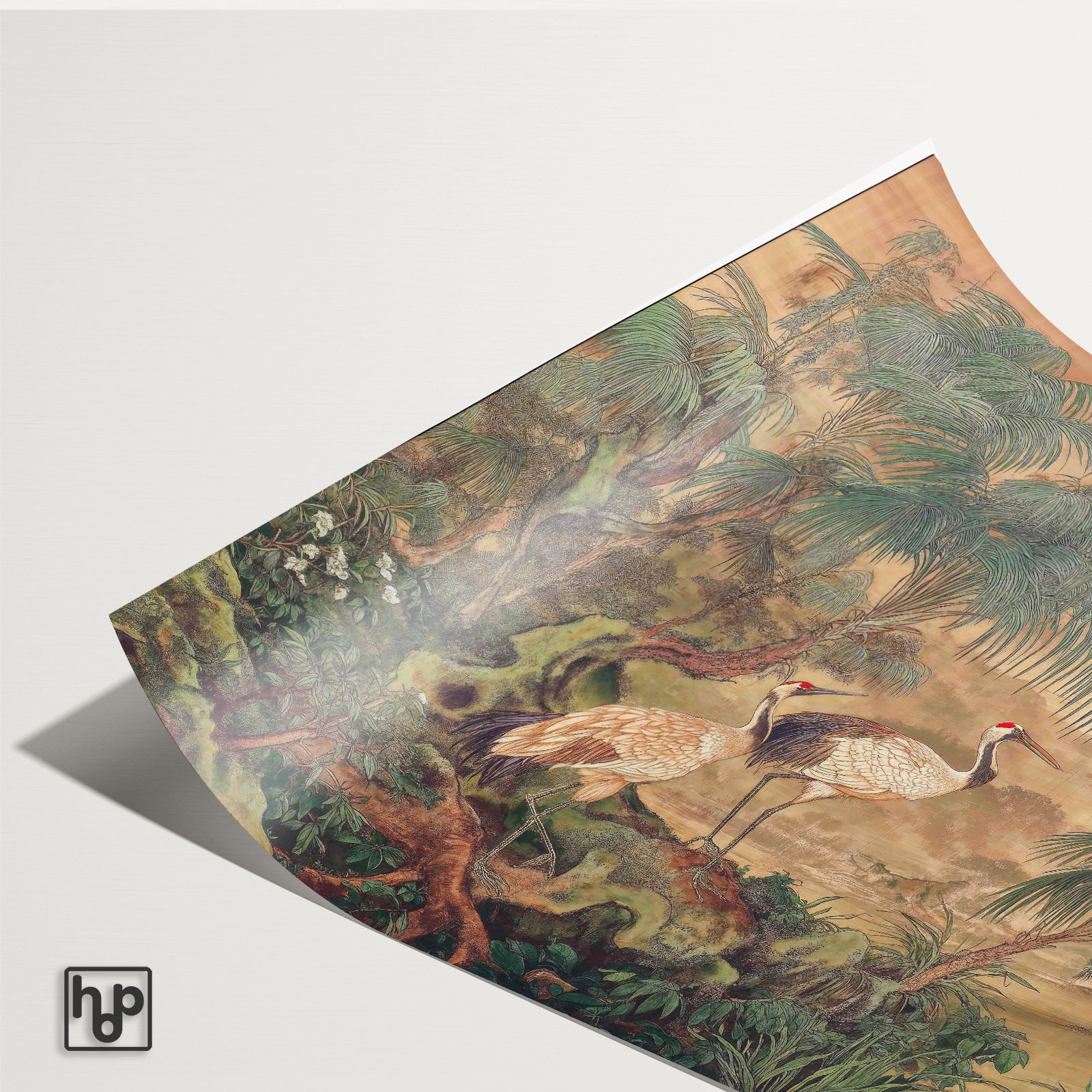 Japanse kraanvogels 5 · Papier