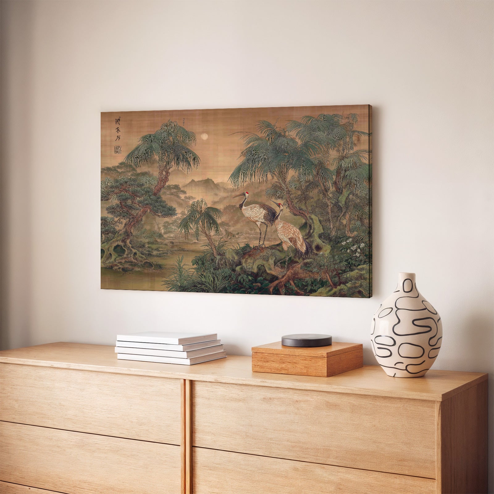 Japanse kraanvogels 5 · Canvas