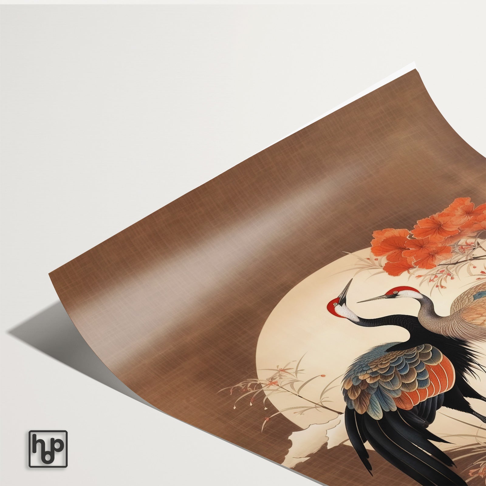 Japanse kraanvogels 2 · Papier