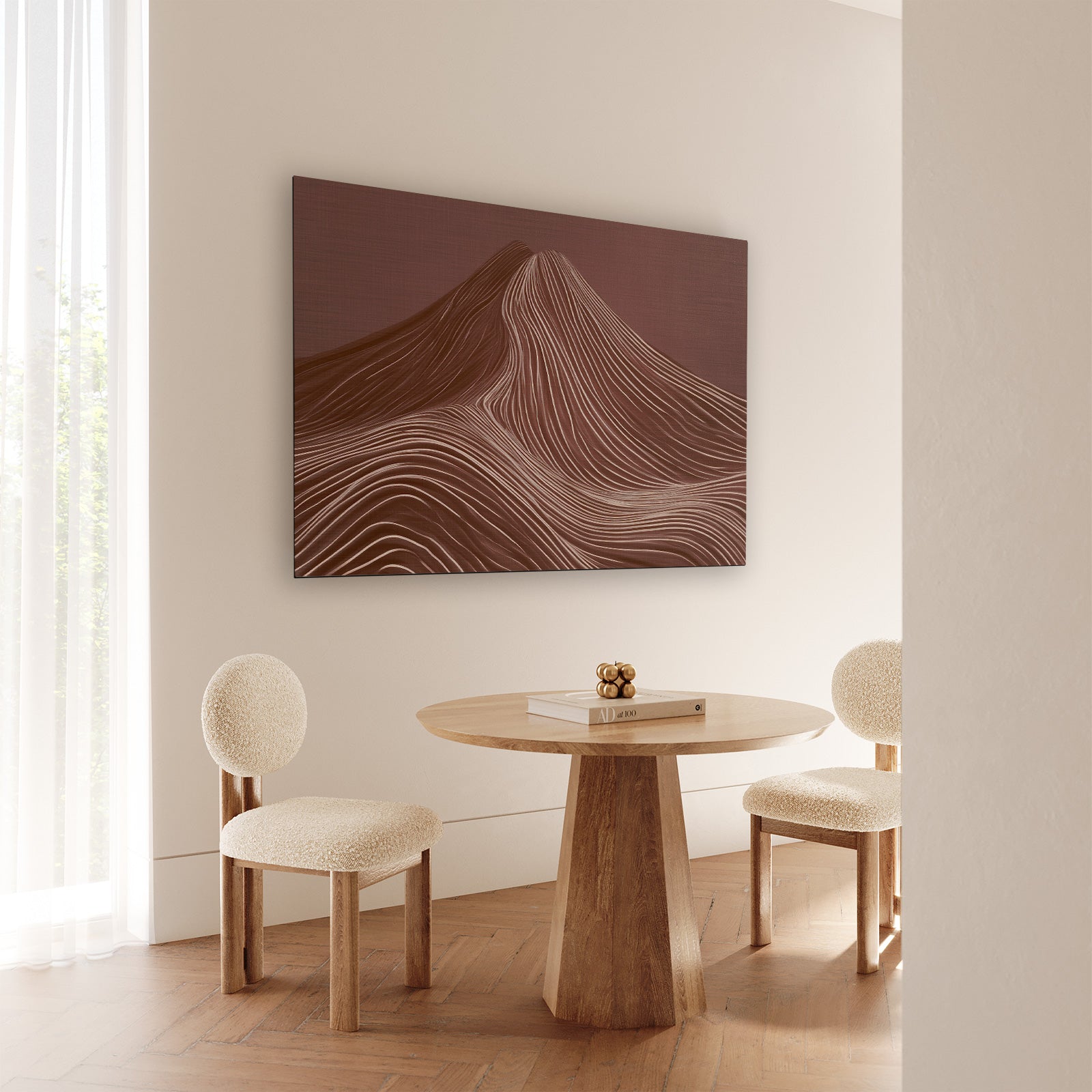 De rode berg · Aluminium