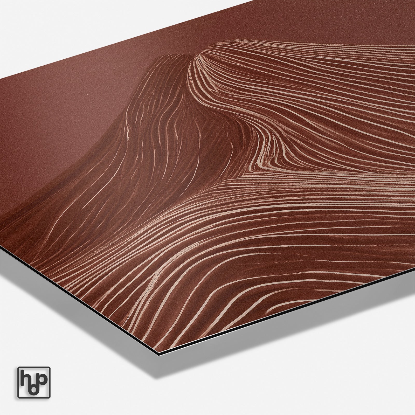 De rode berg · Aluminium