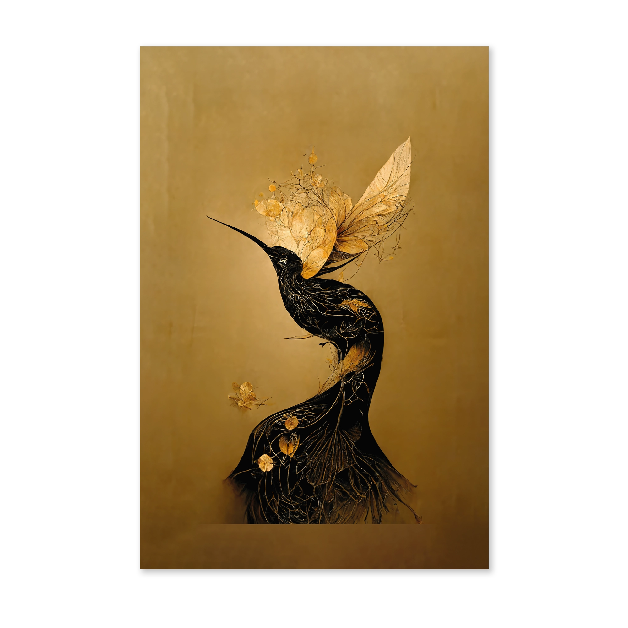 Elegant Kolibri wanddecoratie