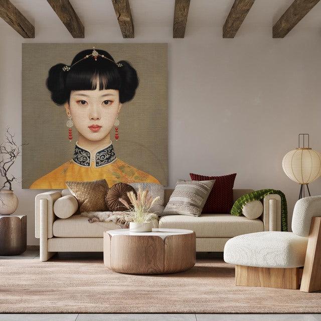 Schilderij op dibond - moderne wanddecoratie van metaal met matte finish