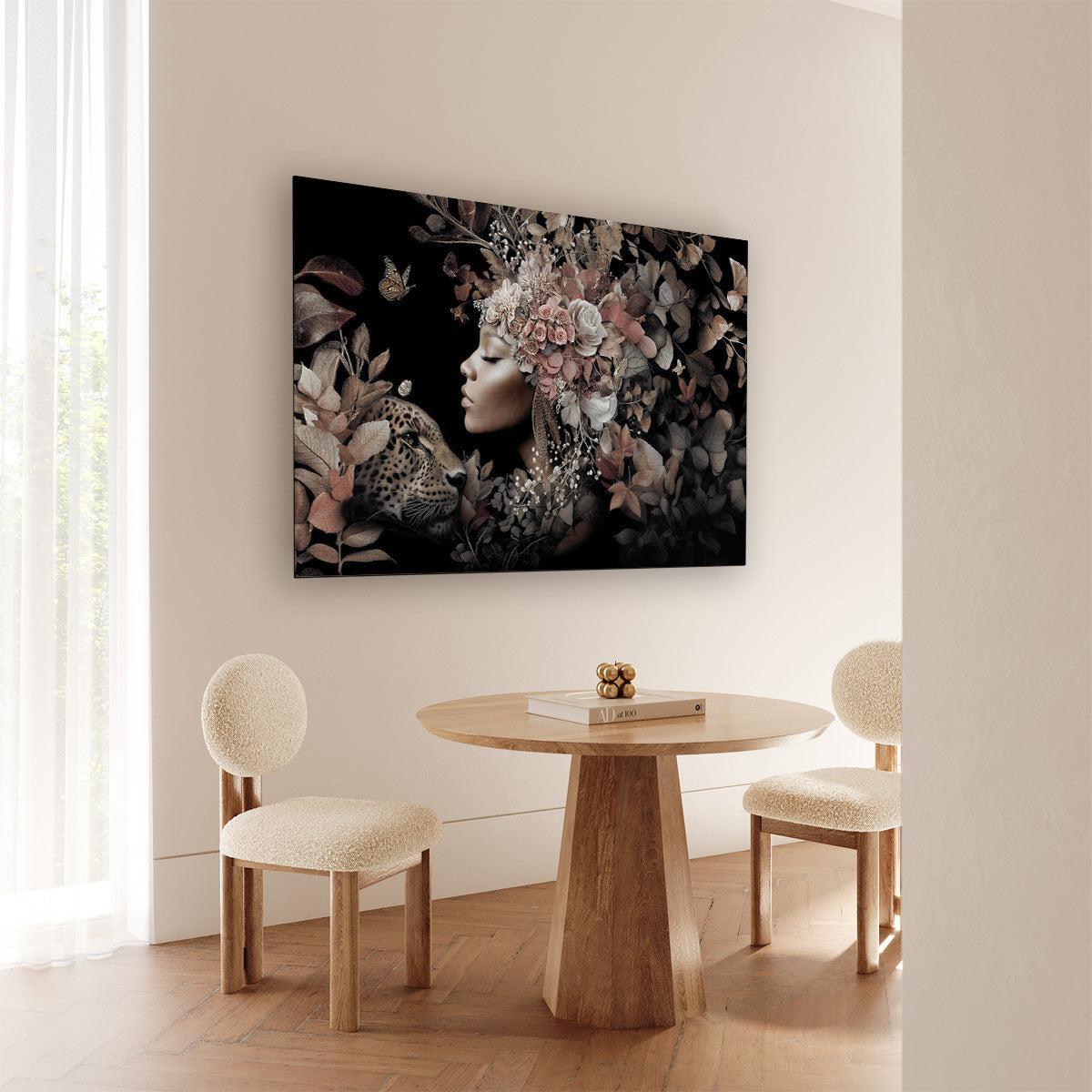 Bloemen Vrouw 6 · Hout