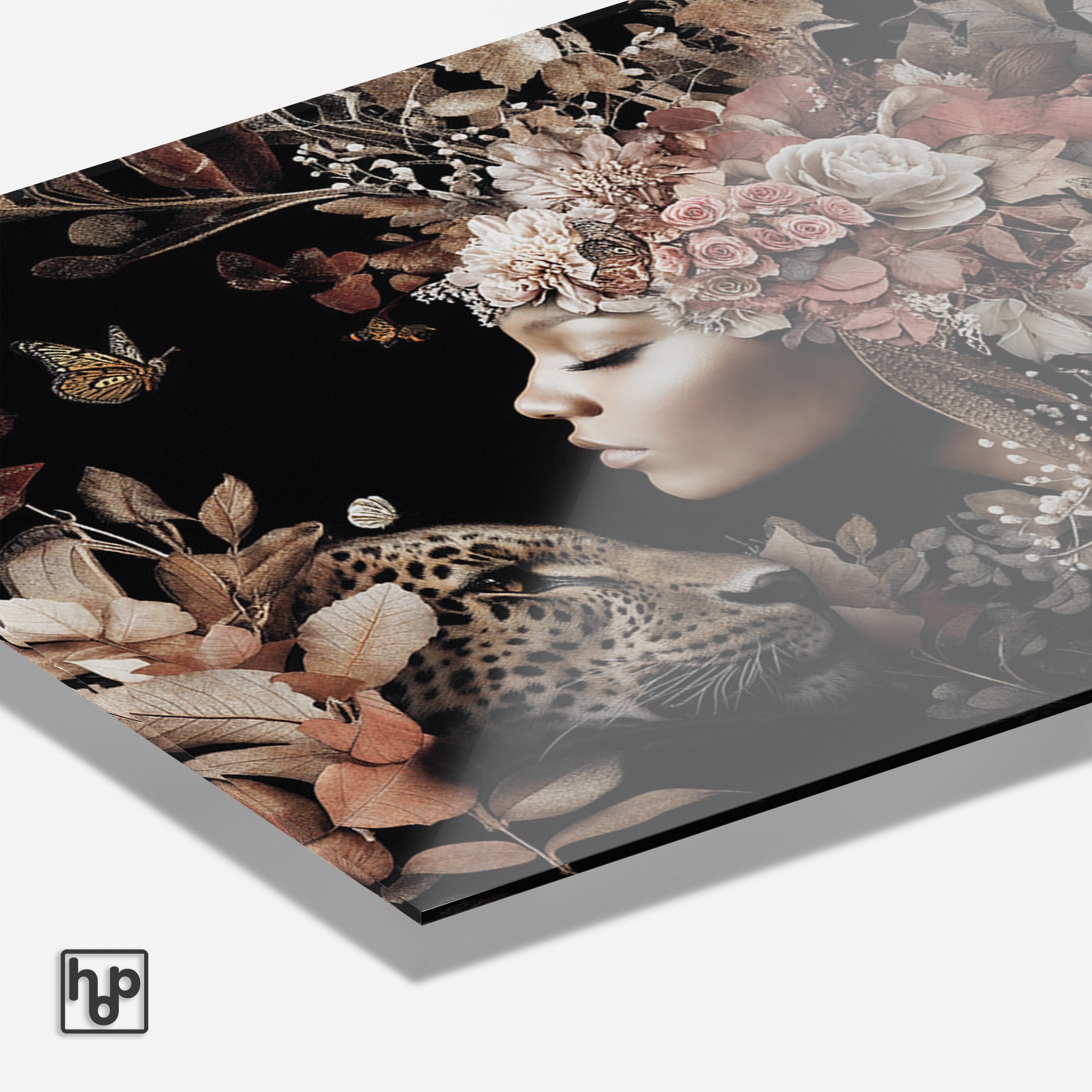 Bloemen Vrouw 6 · Plexiglas