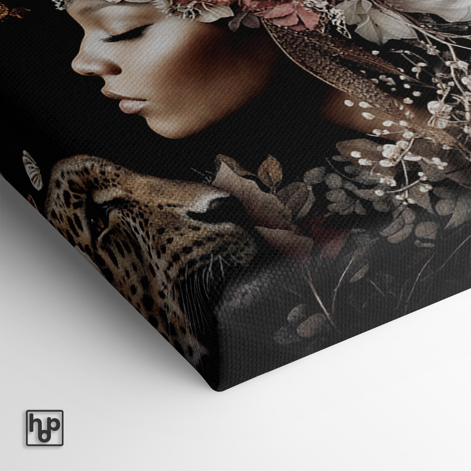 Bloemen Vrouw 6 · Canvas