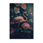 Flamingo 1 wanddecoratie