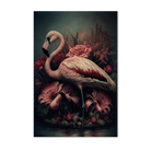 Flamingo 3 wanddecoratie