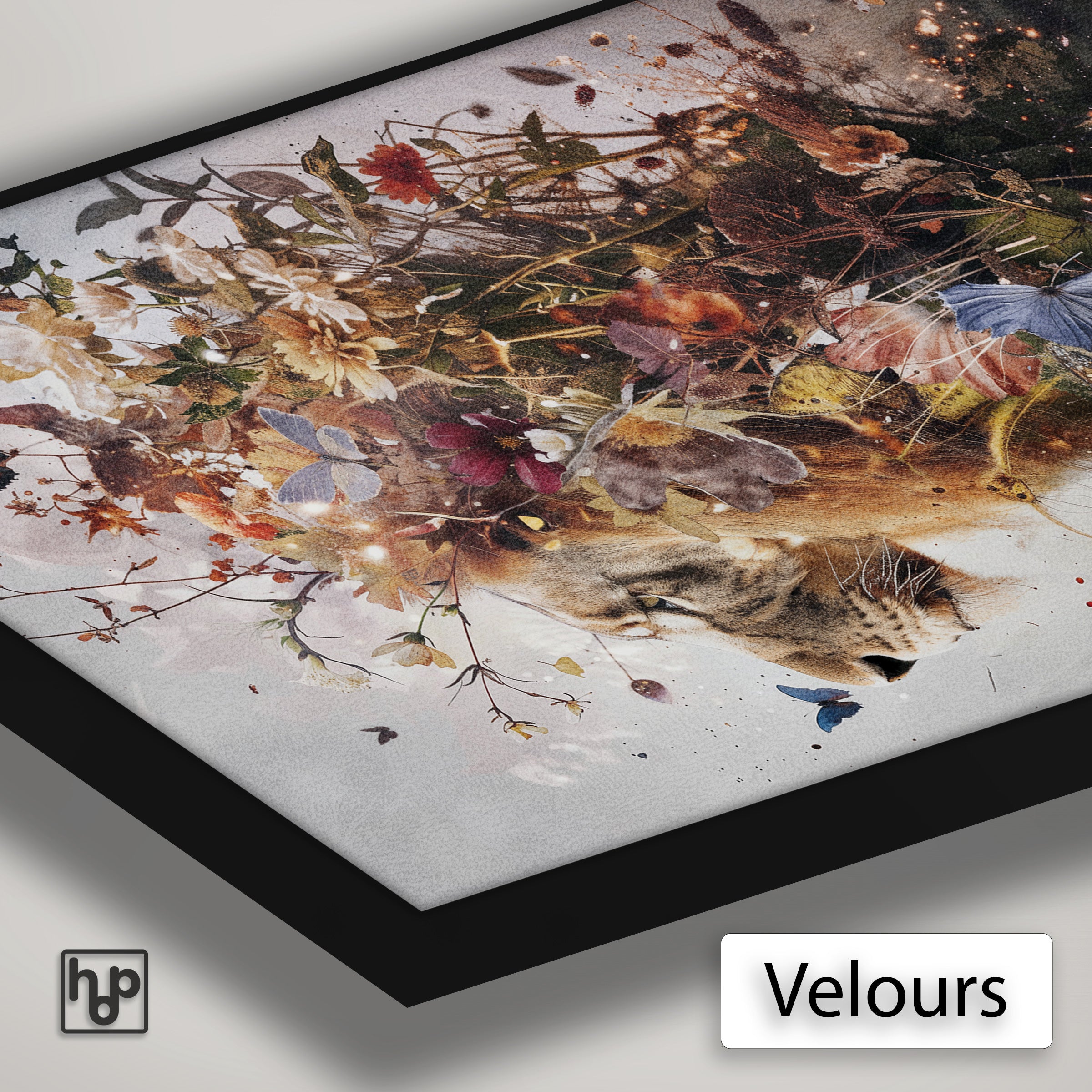 Bloemen Schotse hooglander · Artframe