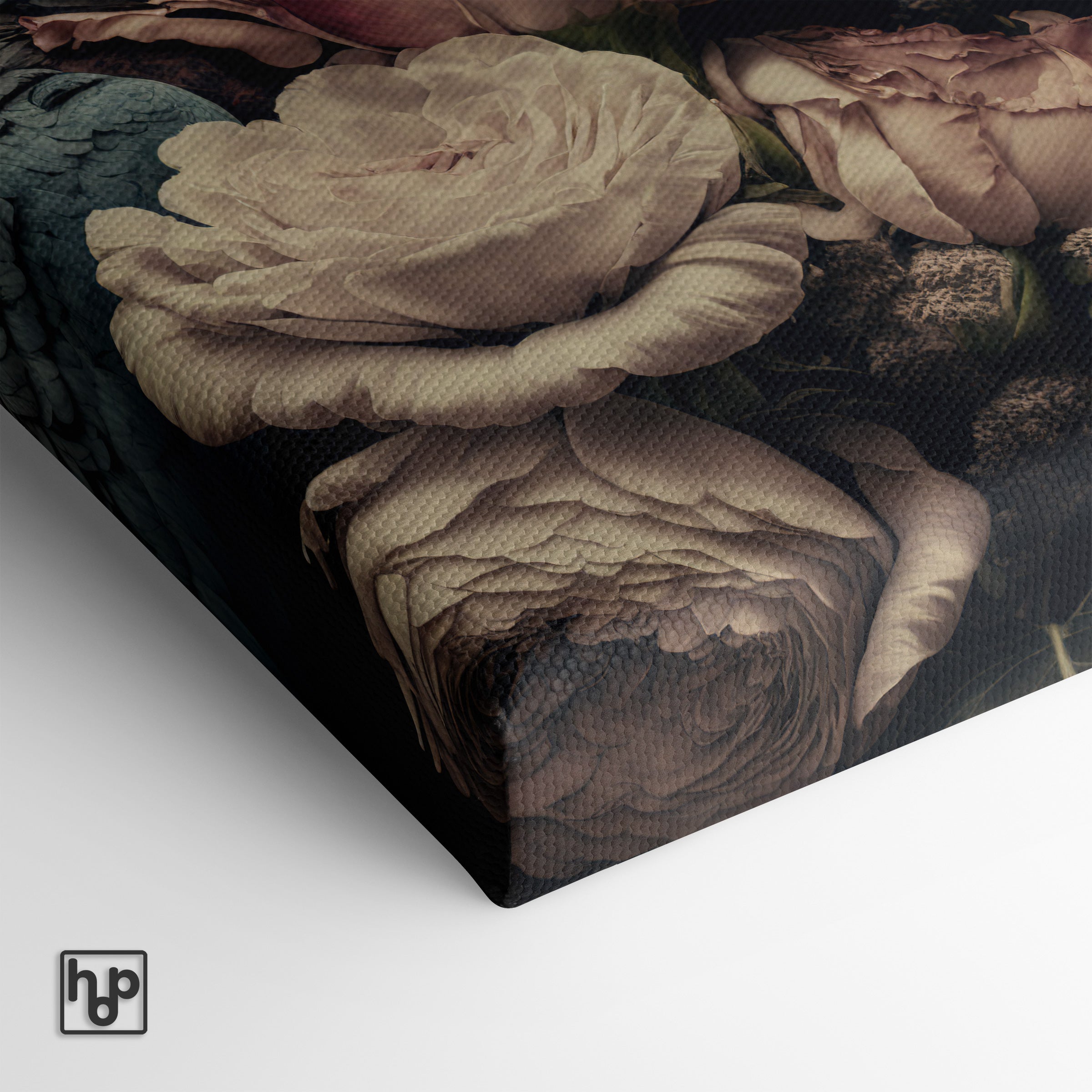 Bloemen Papegaaien · Canvas