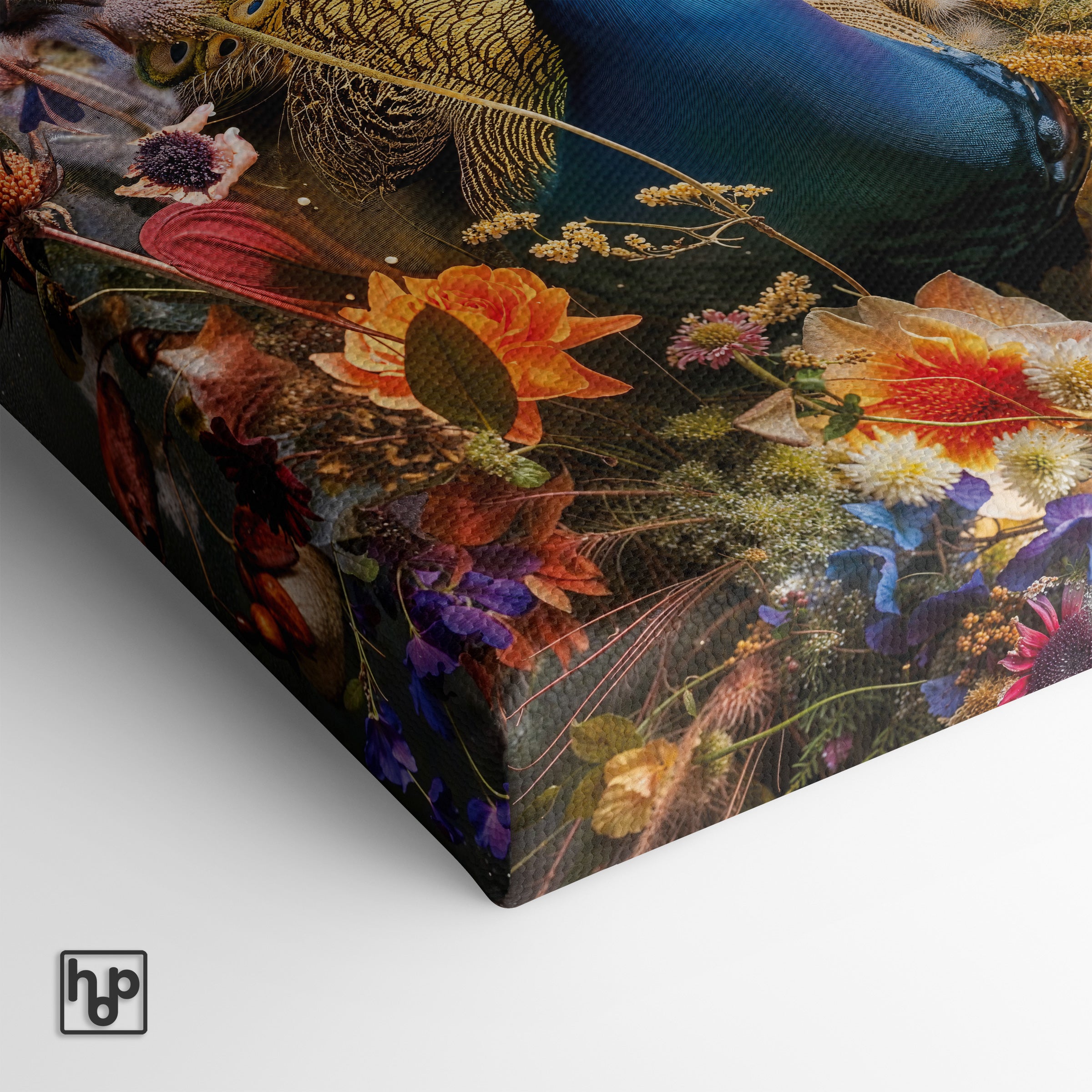 Bloemen Pauw · Canvas