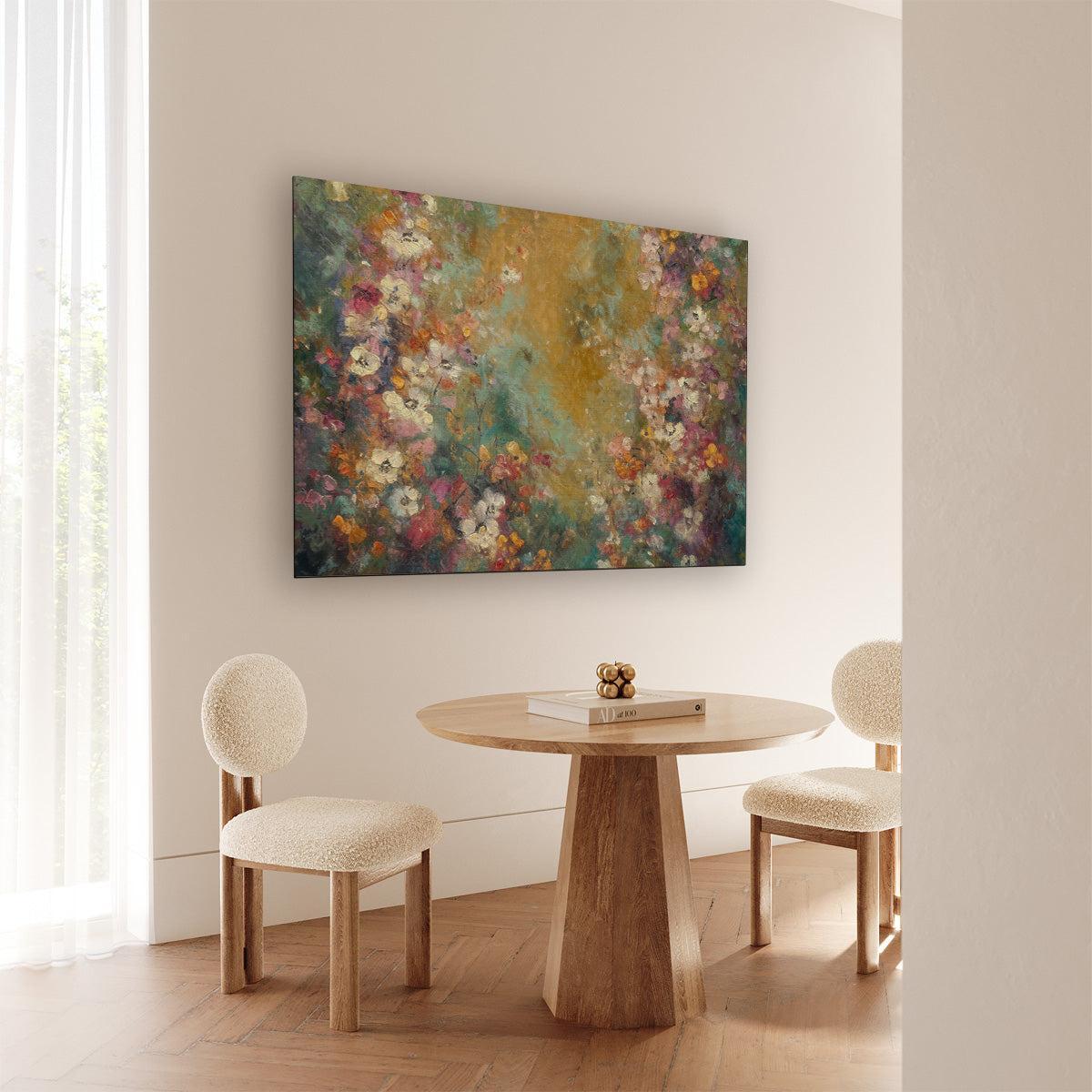 Bloemen spetters 5 · Hout