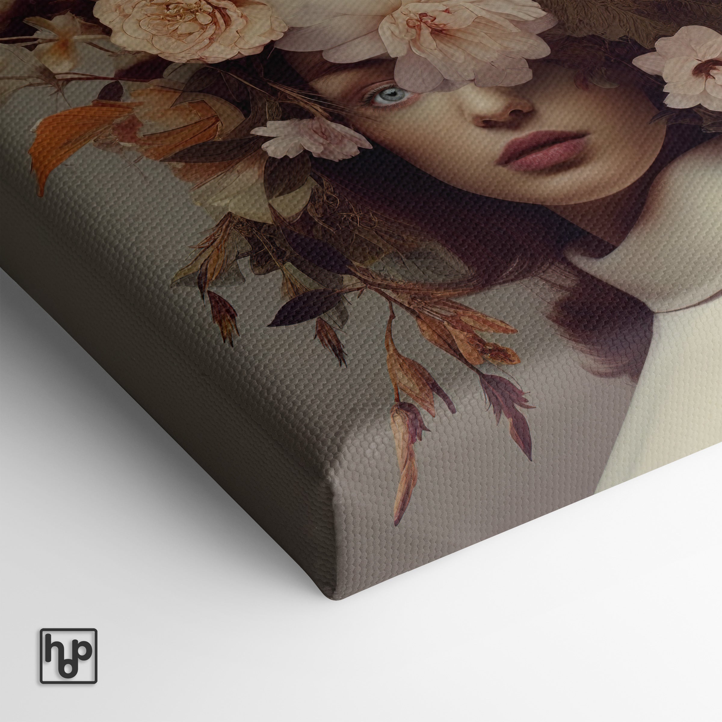 Bloemen Vrouw 5 · Canvas