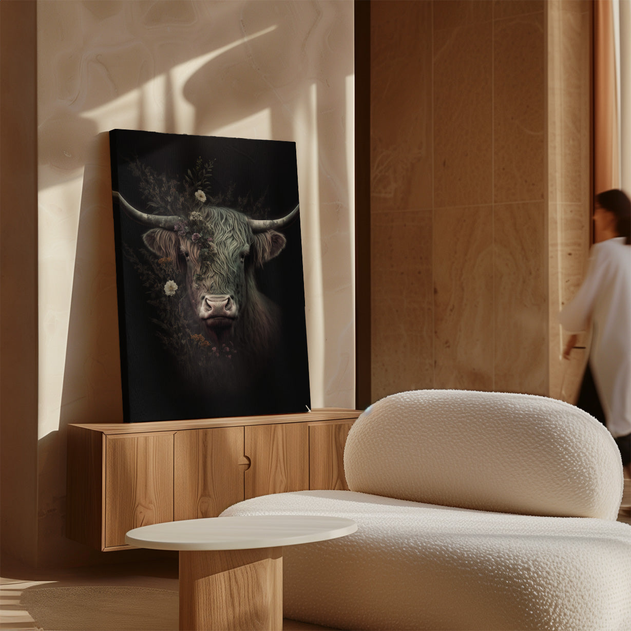 Schotse hooglander · Canvas