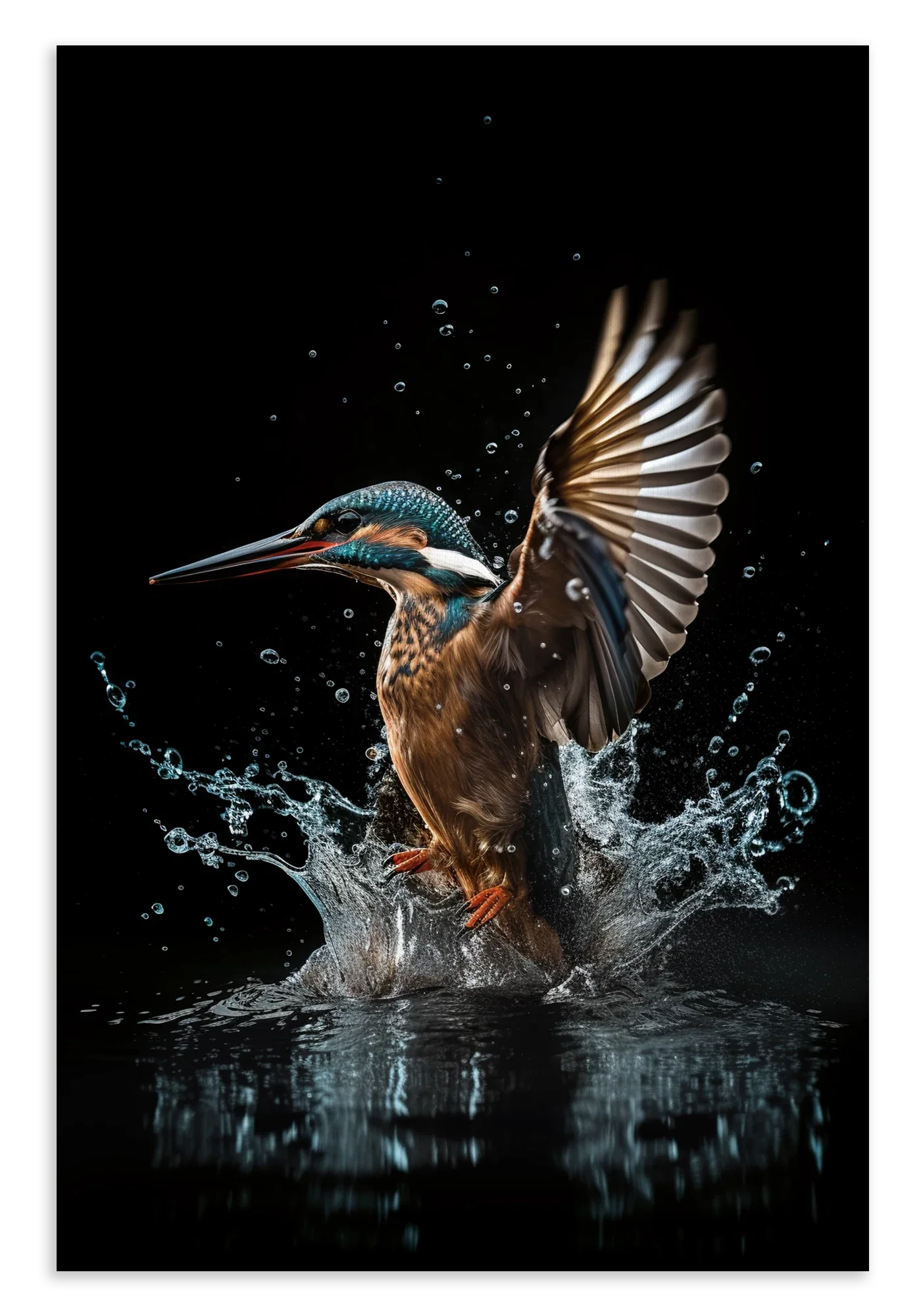 Ijsvogel 4 · Canvas