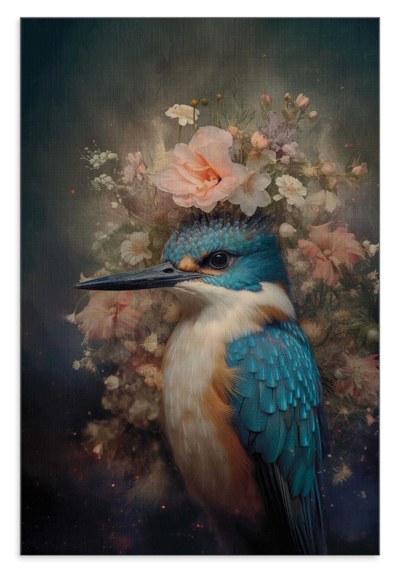 Ijsvogel 7 op aluminium