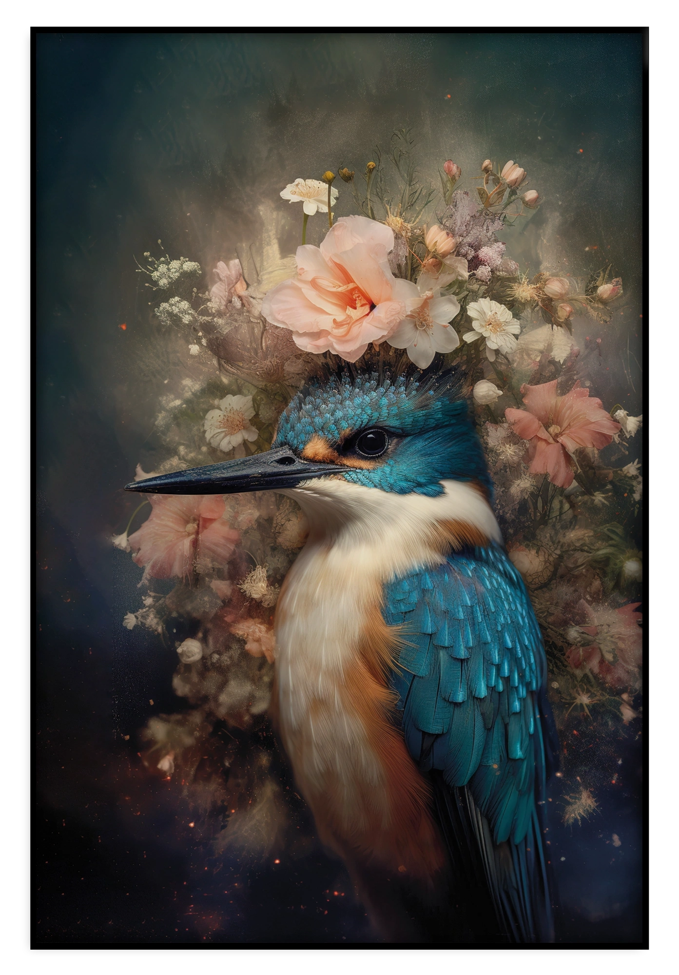 Ijsvogel 7 in artframe