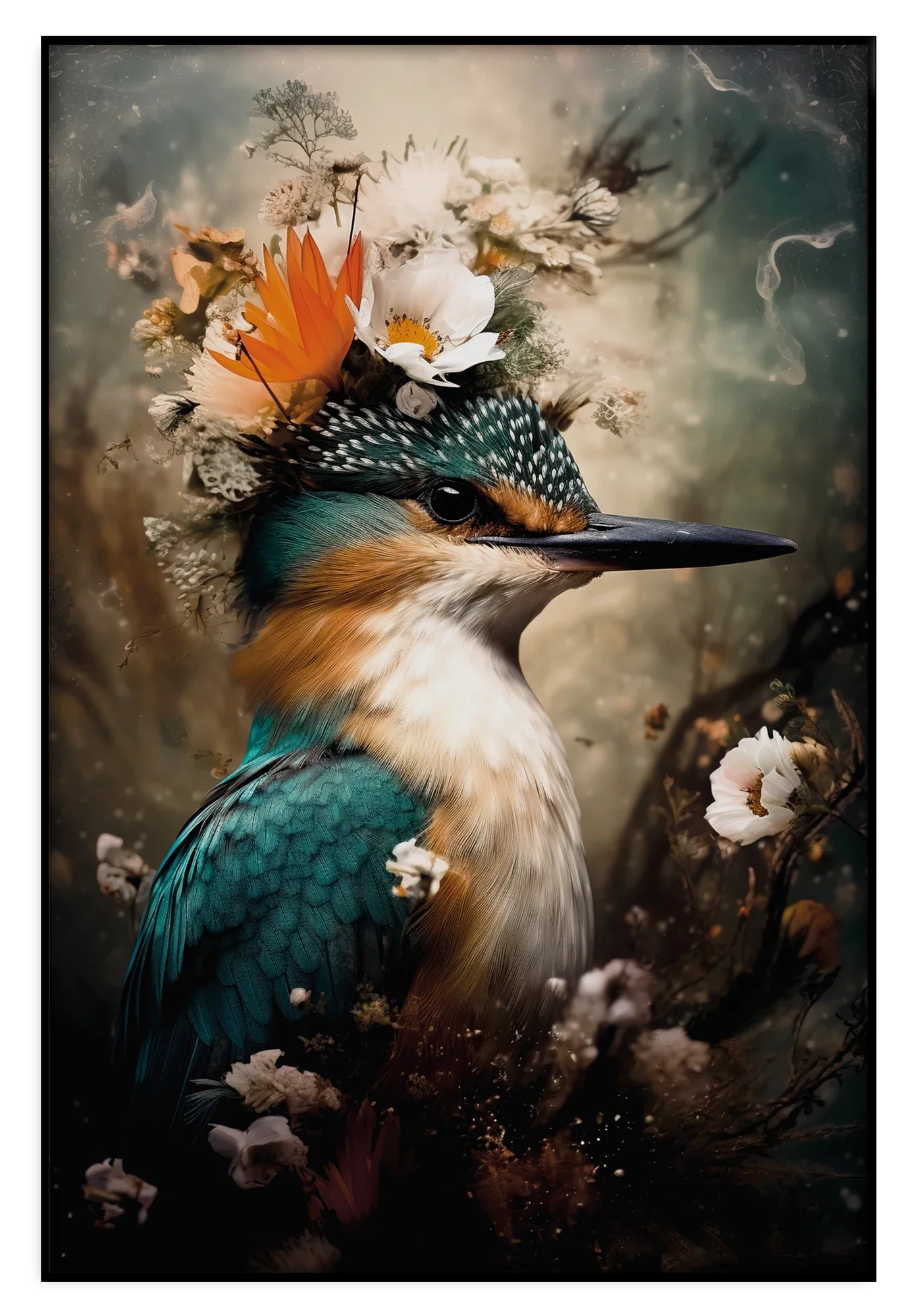 Ijsvogel 8 in artframe