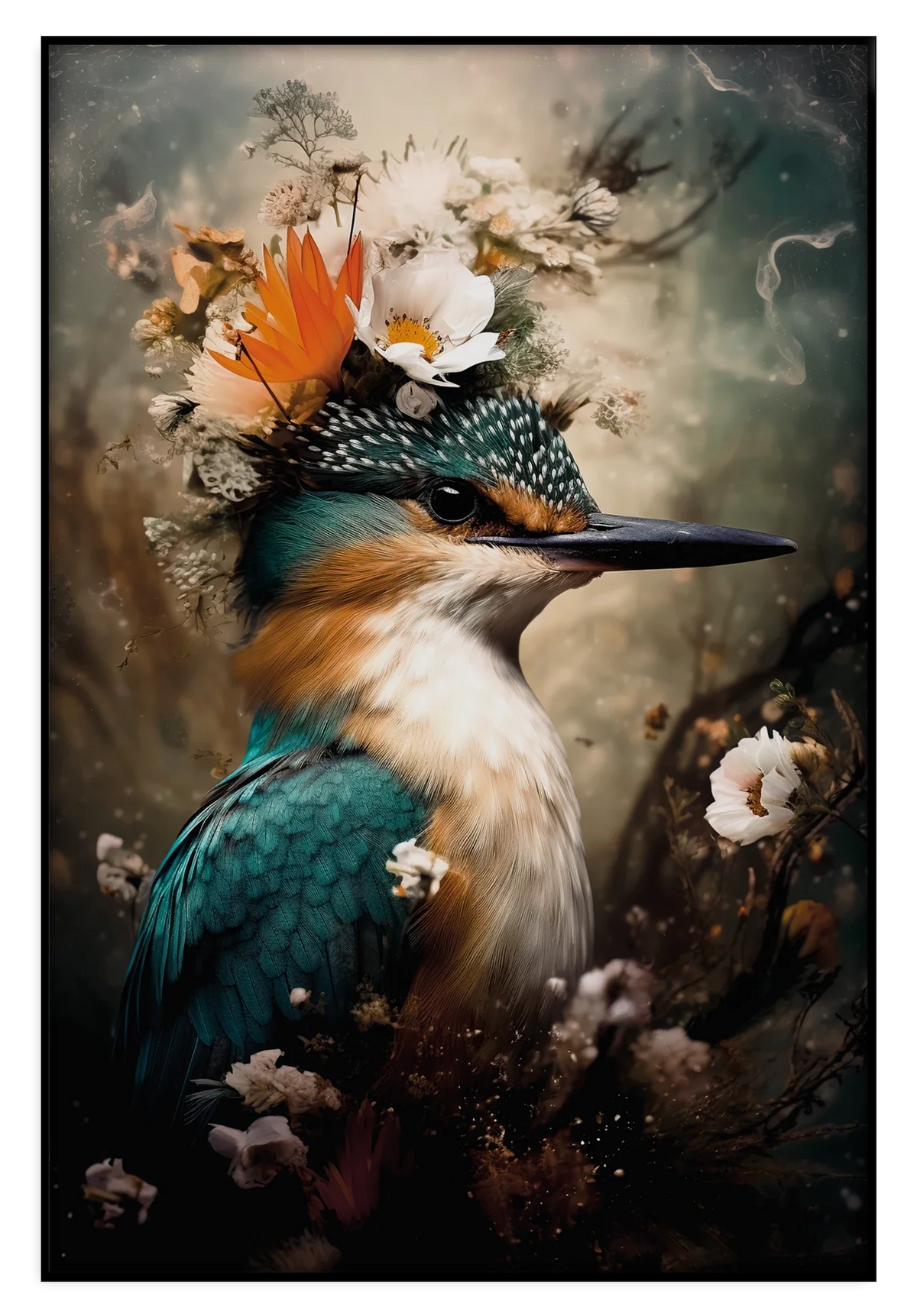 Ijsvogel 8 in artframe