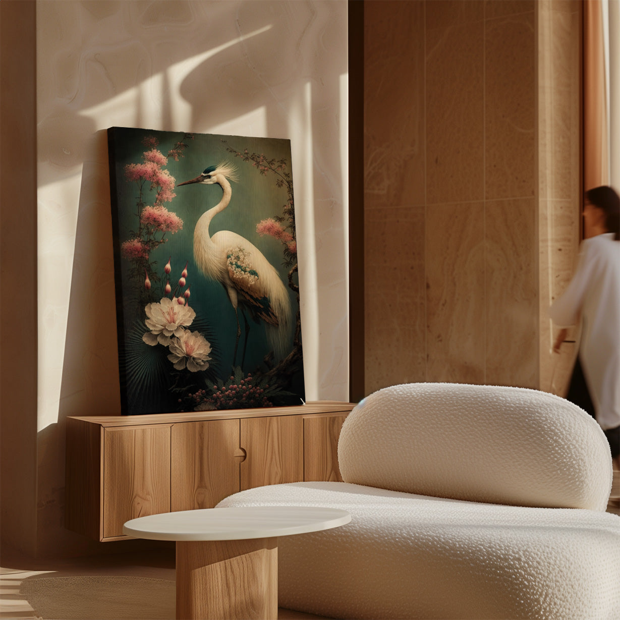 Japanse kraanvogel 2 · Canvas