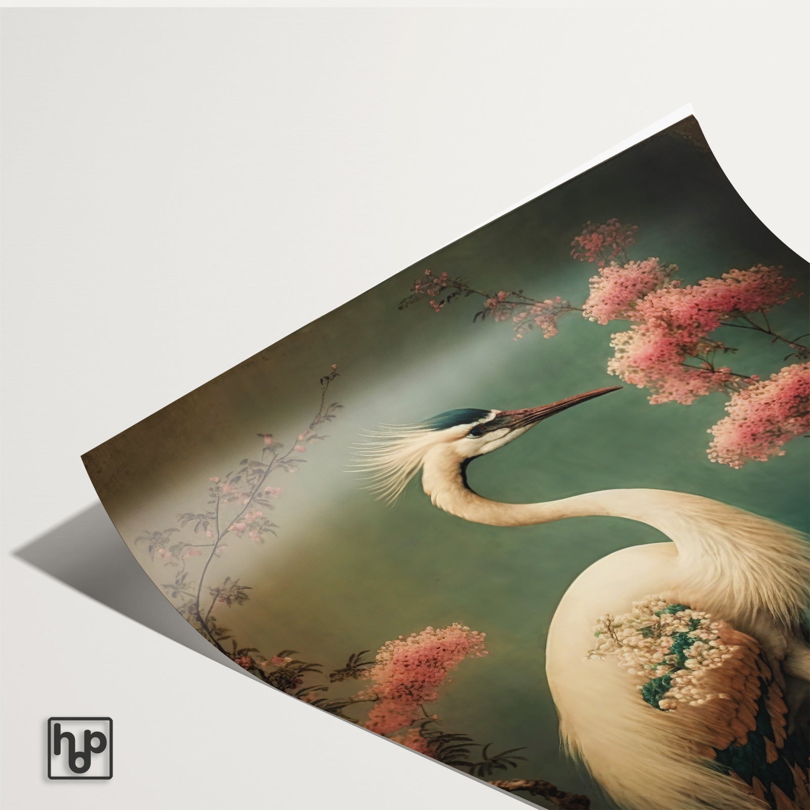 Japanse kraanvogel 2 · Papier