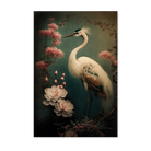 Japanse kraanvogel 2 wanddecoratie