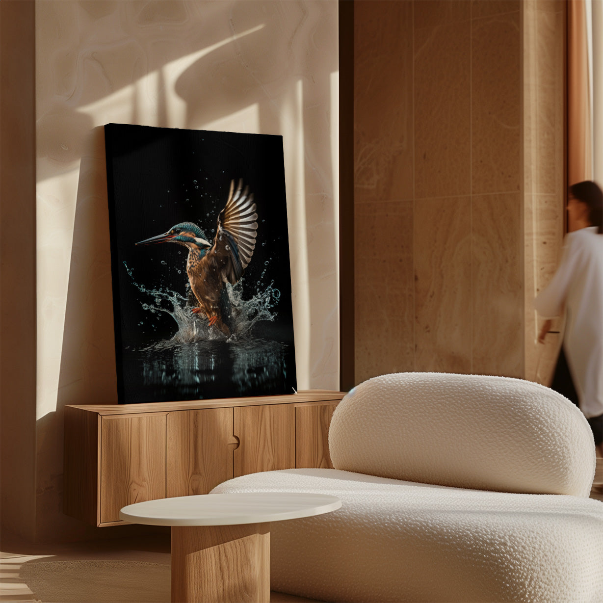 Ijsvogel 4 · Canvas