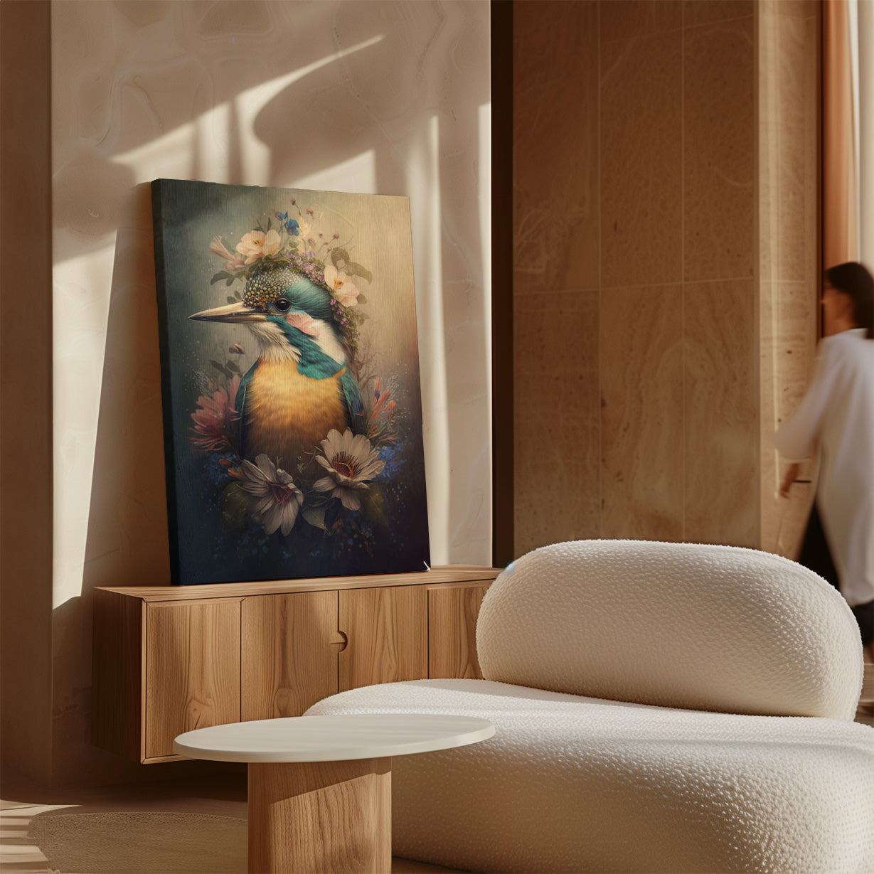 Ijsvogel 6 · Canvas